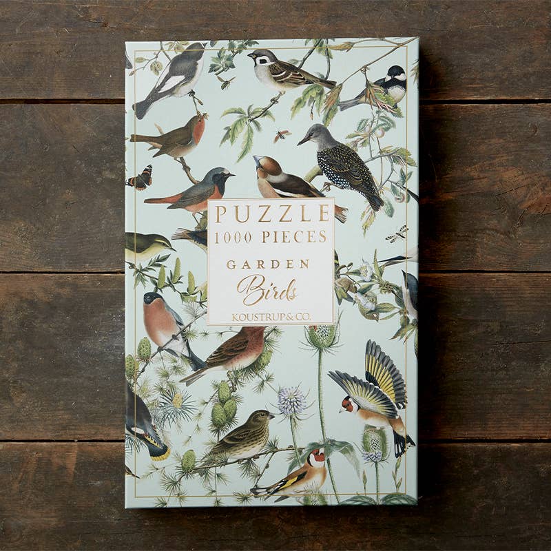 Puzzle Garden Birds de 1000 piezas. Hecho en Europa