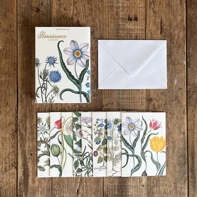 Carpeta de tarjetas Renaissancegarten - 8 tarjetas con sobres (alemán)
