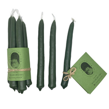 Cargar imagen en el visor de la galería, Vela ritual verde oscuro HOJA DE HIGUERA (magia verde)  15gr x 13cm
