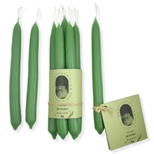 Cargar imagen en el visor de la galería, Vela ritual verde ROMERO (Salud y Buena suerte)  15gr x 13cm
