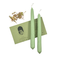 Cargar imagen en el visor de la galería, Vela ritual verde claro TILO (abundancia)  15gr x 13cm
