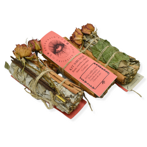 Kit smudge Rosa, canela y clavo -AMOR Y PROSPERIDAD-
