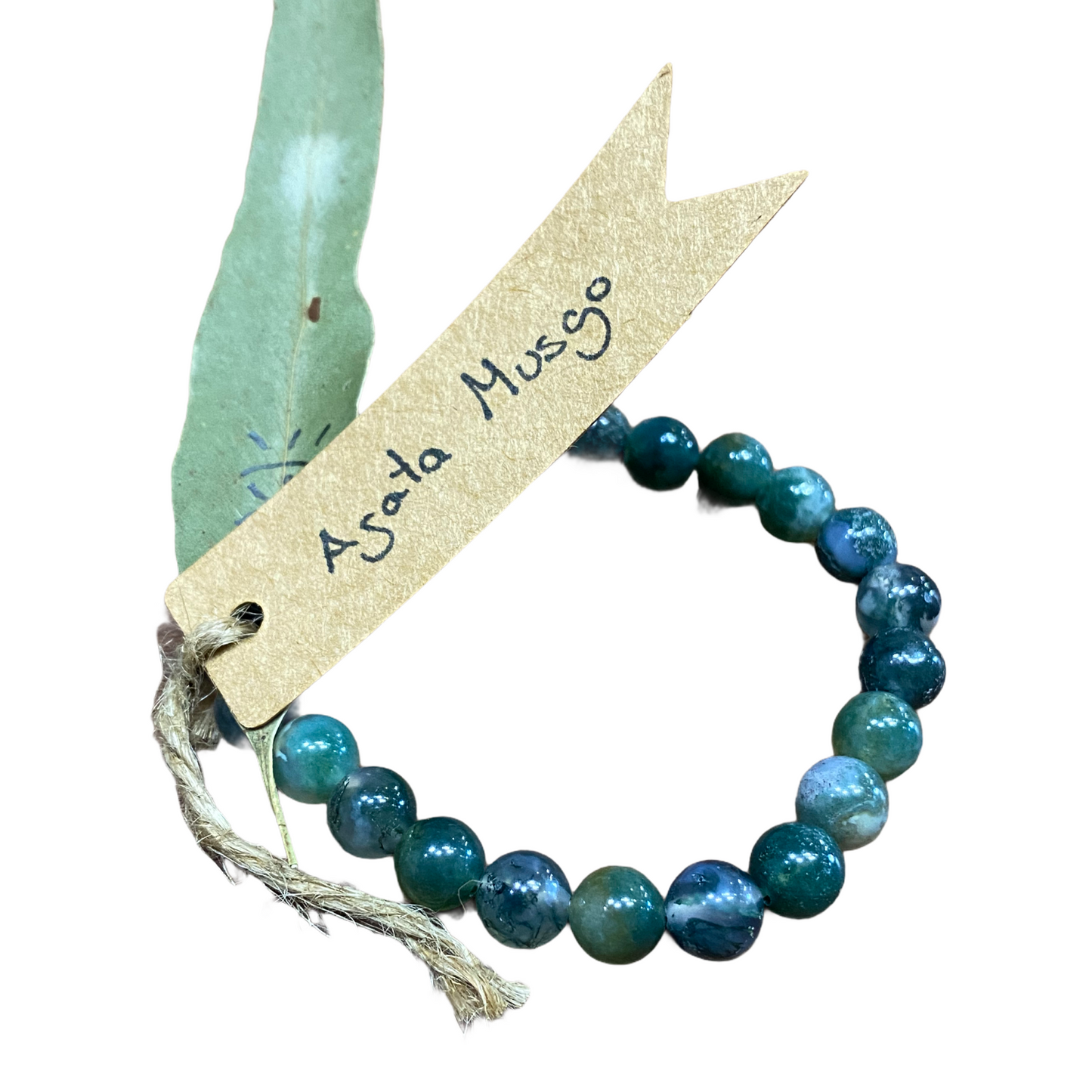 Pulsera Ágata musgo