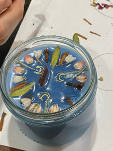 Taller de velas de cera de soja en tarro