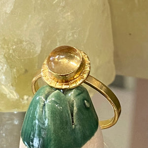 Anillo Sol Citrino