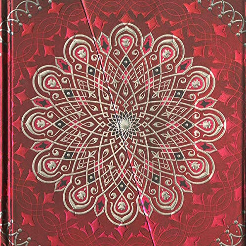 Cuaderno mandalas rojo