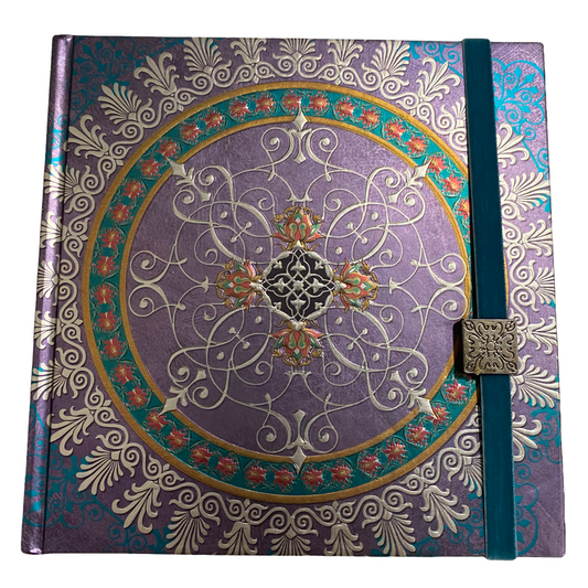 Libreta mandalas morada