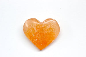 Corazón naranja selenita