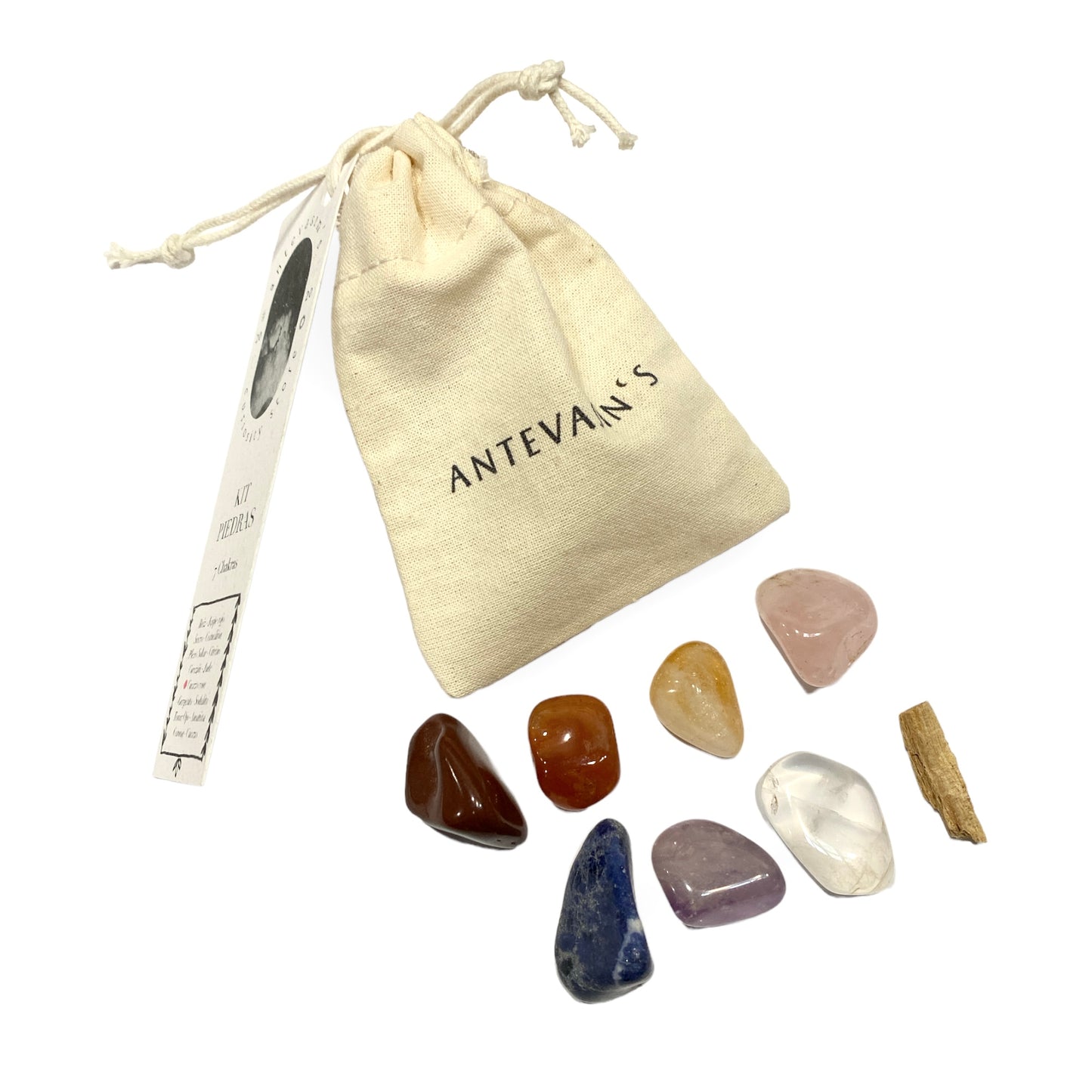 Kit de piedras 7 chakras