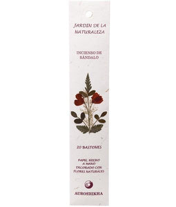 Incienso de sándalo Jardín de la Naturaleza 20 uds - Antevasin's Store